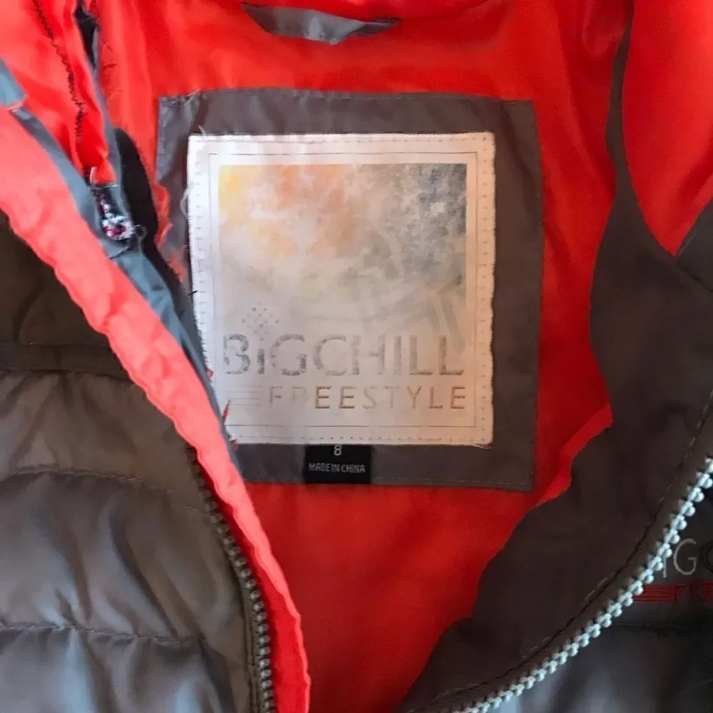 Big Chill Boys' Puffer Jacket with Down Fill